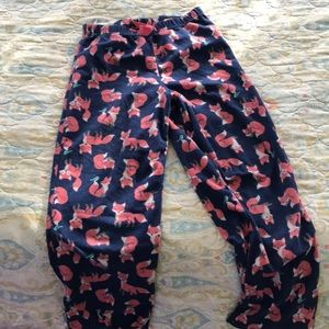 Pajama fox pants